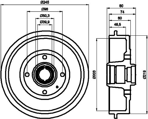 HELLA PAGID Jarrurumpu 8DT 355 301-411